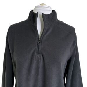 NWOT Made for Life 1/4 Zip Long Sleeve Black Warmup Jacket Size XL